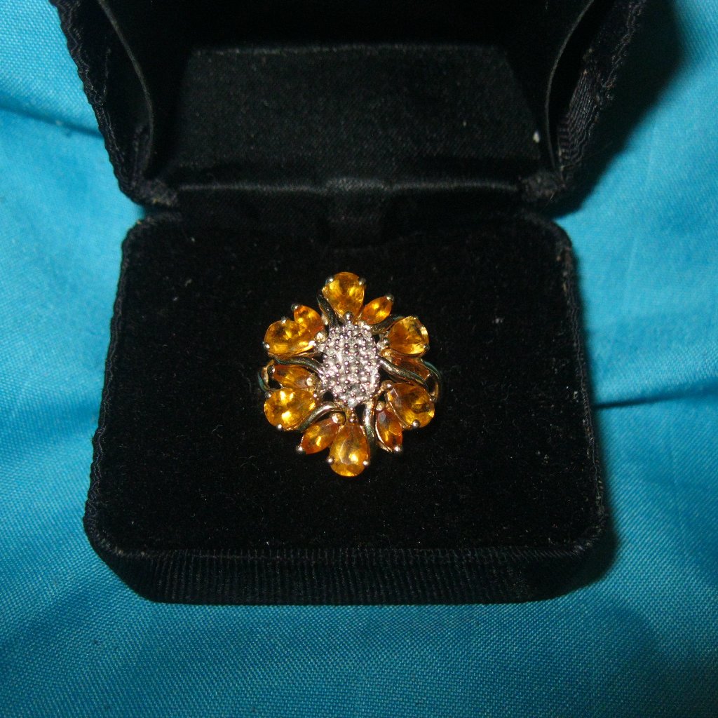 10k Yellow Gold Golden Citrine Ring